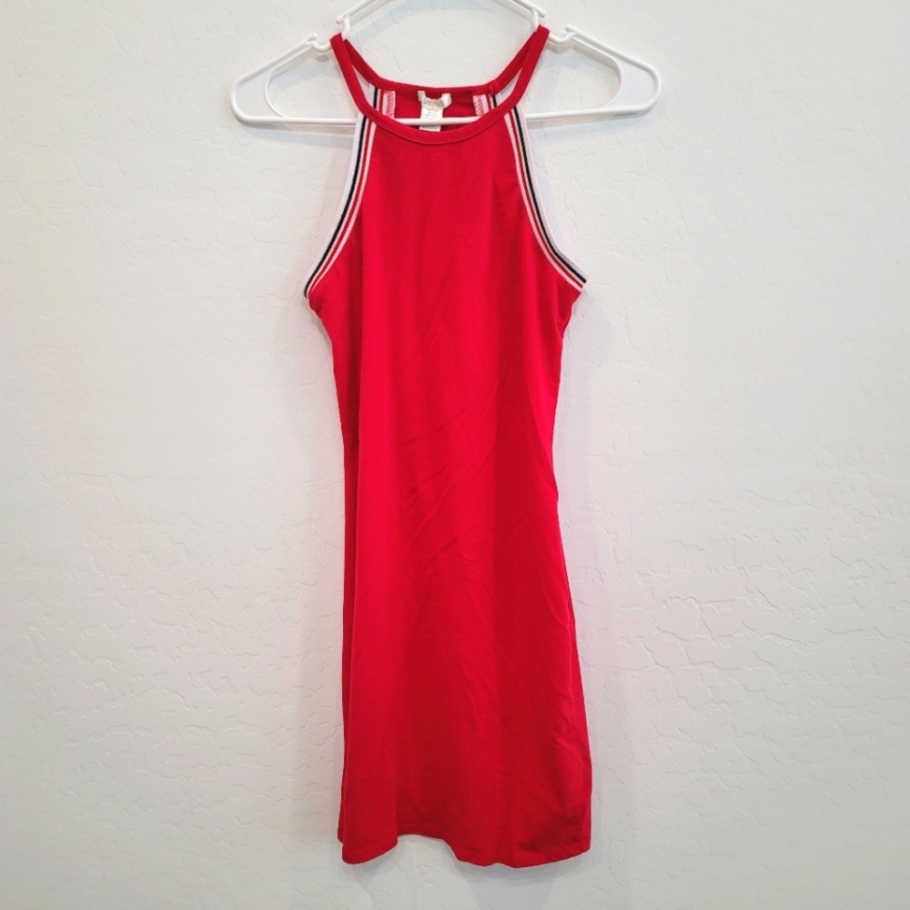 💕 Bozzolo Red Bodycon Mini Halter Dress Size Medium
